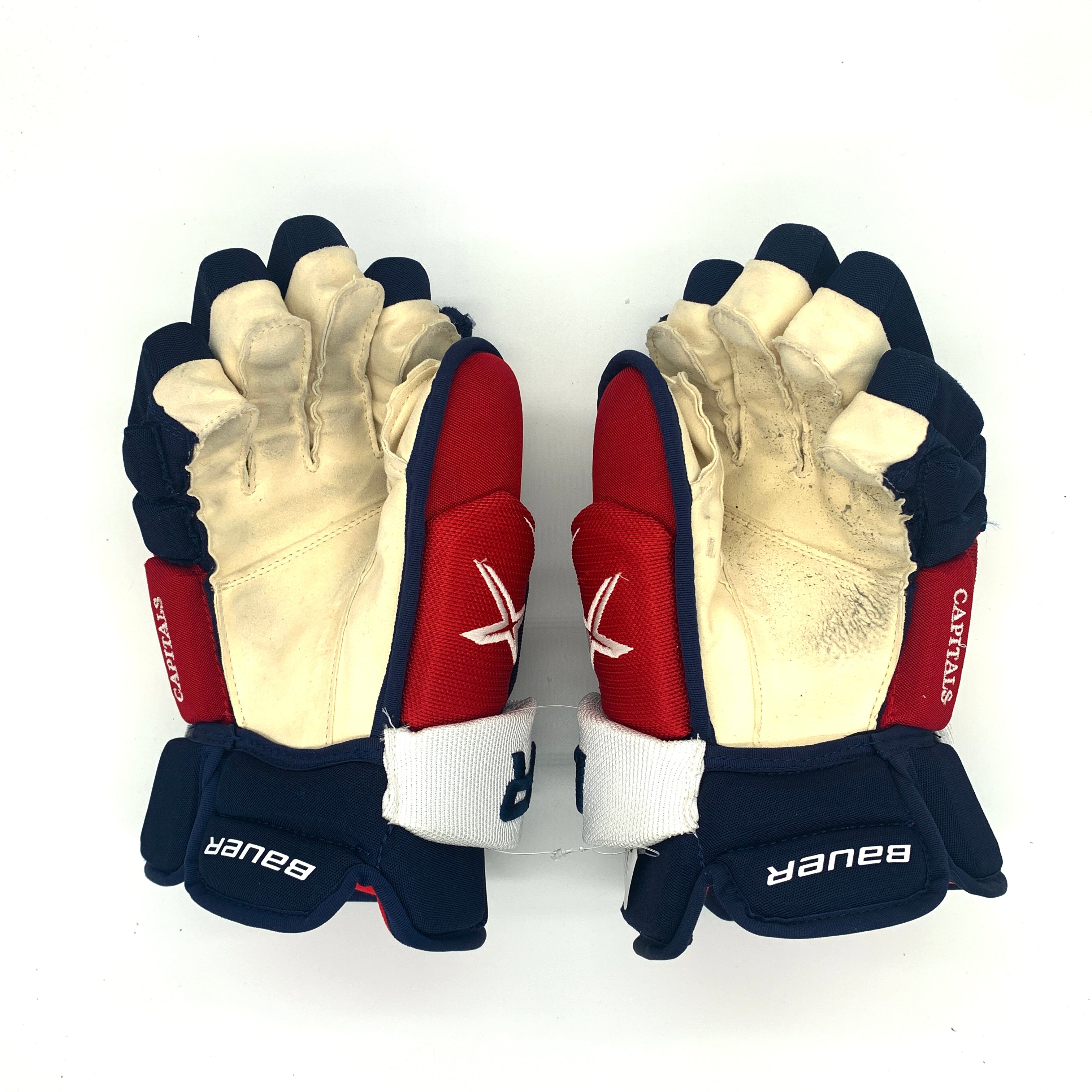 Bauer Vapor 2X Pro - Gant d'occasion NHL Pro Stock - Capitals de Washington - (bleu marine/rouge/blanc)